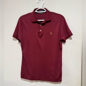 Ralph Lauren Men's Deep Red Polo Shirt